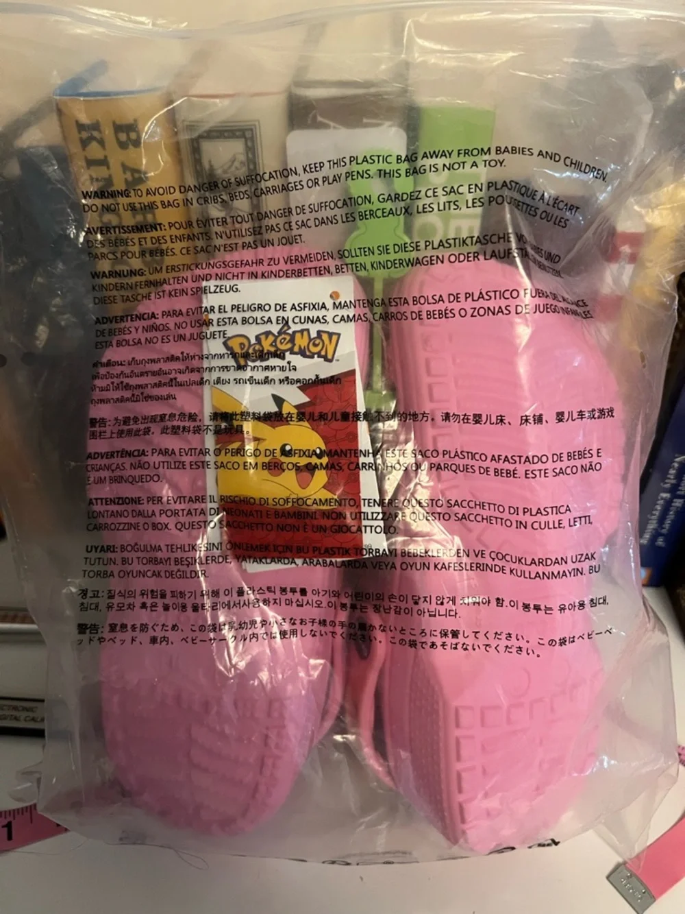NWT Crocs Kids' Pokémon Pikachu Classic Clog Size J1